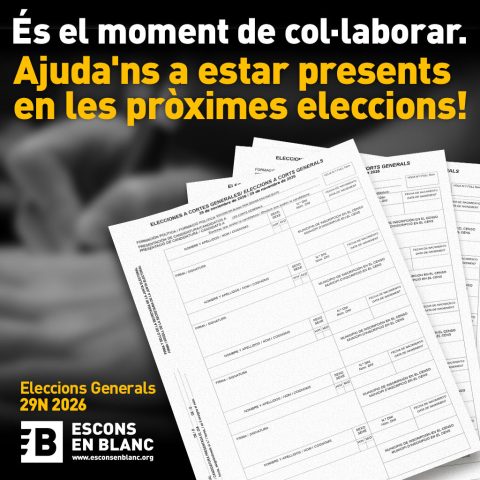 Eleccions Generals 29N 2026